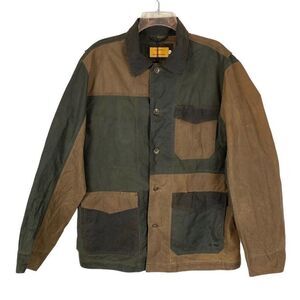 Taylor Stitch The Task Jacket waxed khaki tan olive patchwork chore jacket NEW